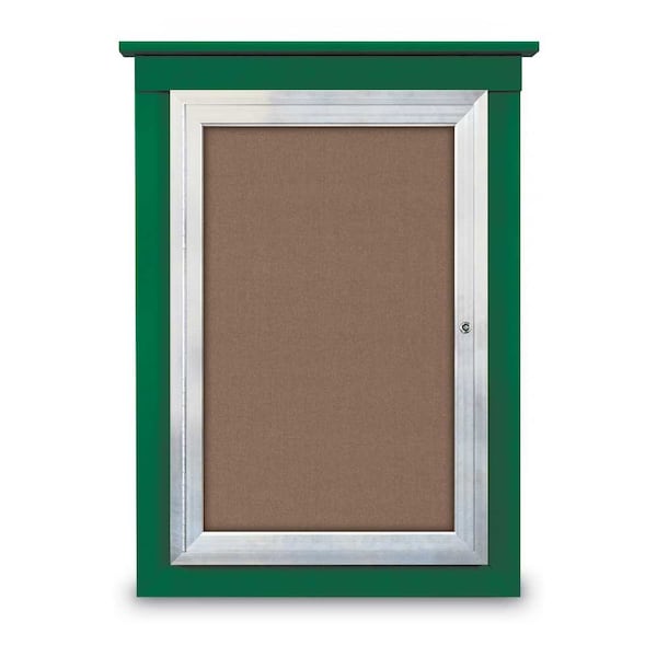Sliding Glass Enclosed Letterboard, 96"x4